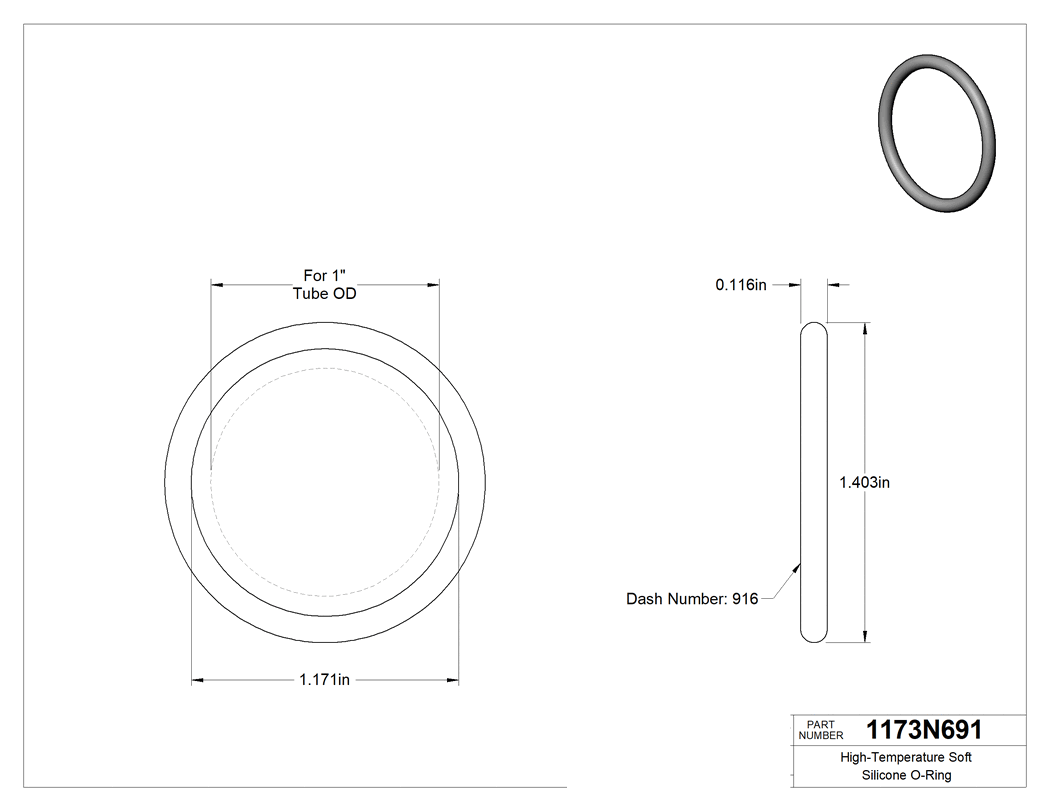 Technical drawing - 1173N691